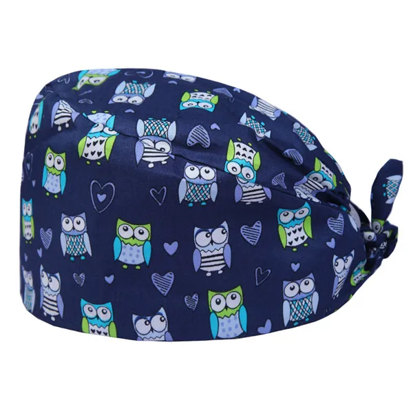 Surgical Cap 8 Ветеринарная хирургическая Кепка для домашних животных, медицинская Кепка s, рабочие шапки для ухода за больными, наземная Кепка, подтяжки, регулируемый головной убор для стоматологической клиники - Цвет: Surgical Cap 8