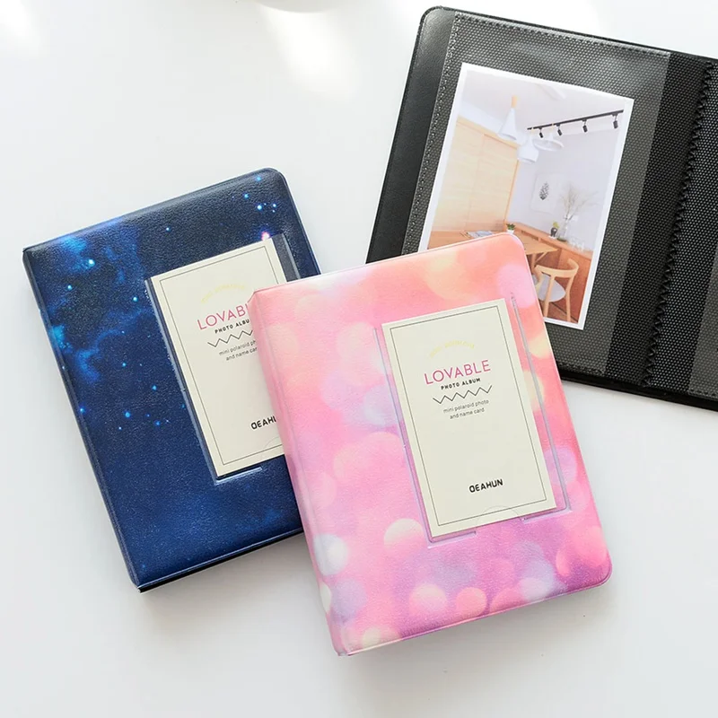 3 дюймов звездное небо фотоальбом для Instax минипленки альбом Instax Mini 9 камеры одноступенного процесса 8 7s 90 70 25 имя держатель для карт