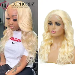 Brazilian Hair Body Wave Lace Front Wigs 613 Color Remy Human Hair Lace Wig 13x3 Remy Hair Loose Deep Lace Front Wigs EUPHORIA