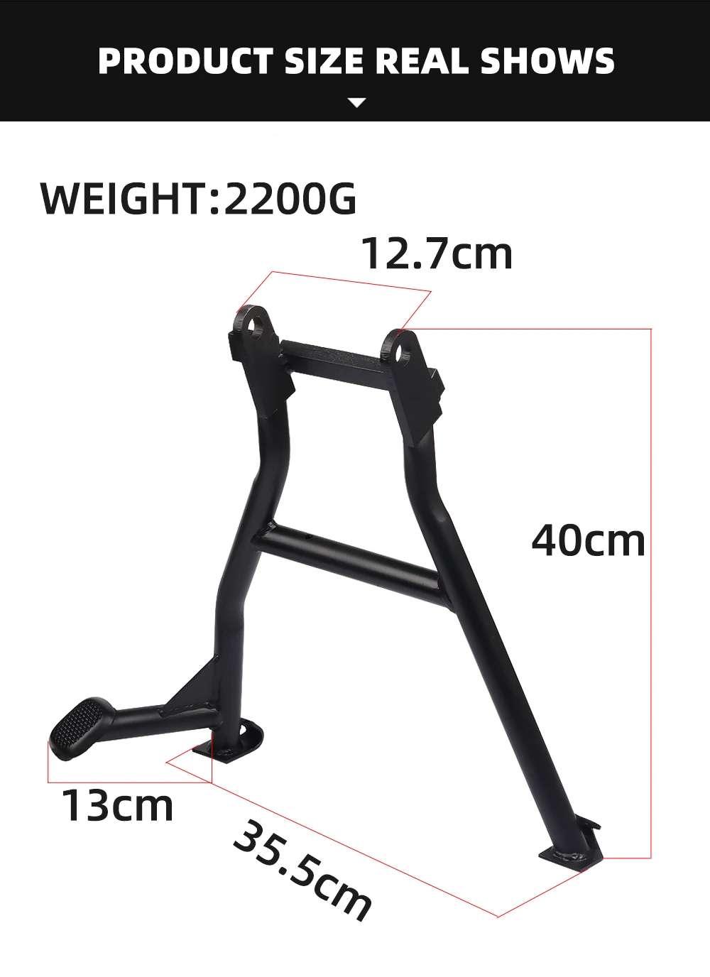 motocicleta grande suporte pilar centro central suporte de estacionamento firme suporte para bmw gs gs