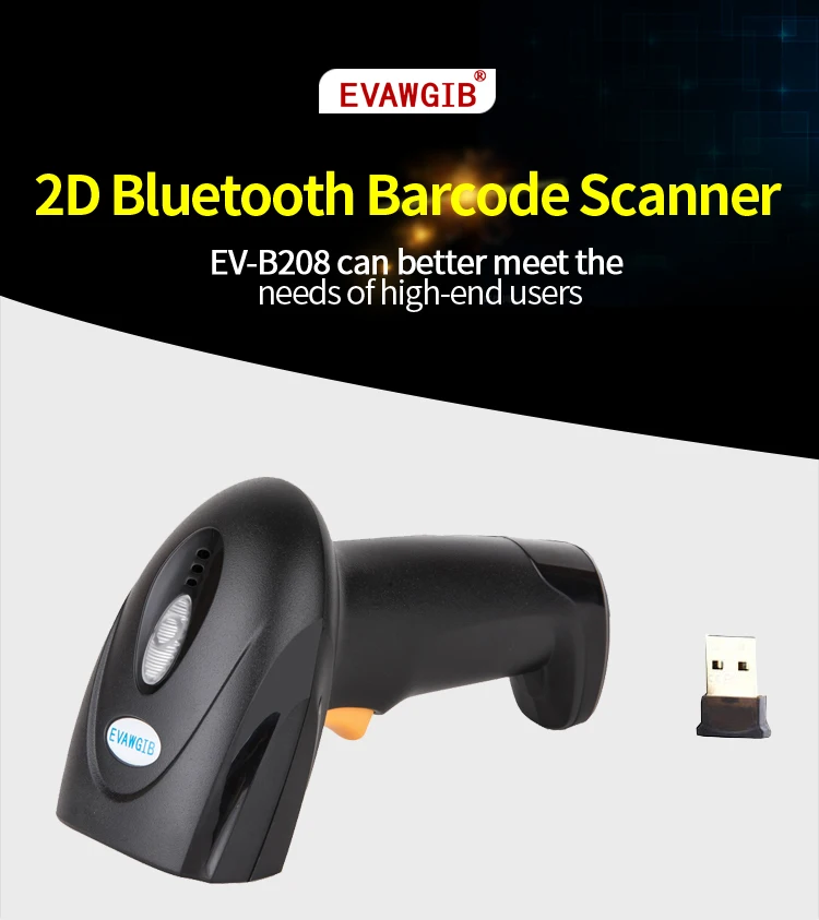 datalogic scanner Escáner de códigos de barras 1D 2D para almacenes de logística de supermercados Barrido inalámbrico bluetooth EVAWGIB scanmarker air