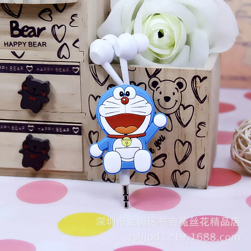 Симпатичные Мультяшные наушники 3 5 мм выдвижные Наушники для Samsung Android и iphone iOS MP3