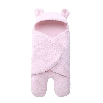 

Baby Blankets Newborn Comfortable Warm Baby Quilt Cute Cotton Receiving Pink Sleeping Blanket Boy Girl Wrap Swaddle 8.8