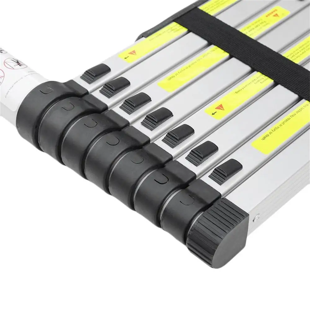 

3.2m Multi-Purpose Alloy Aluminum Retractable Multifunctional Telescopic Single Straight Extension Extendable Ladder