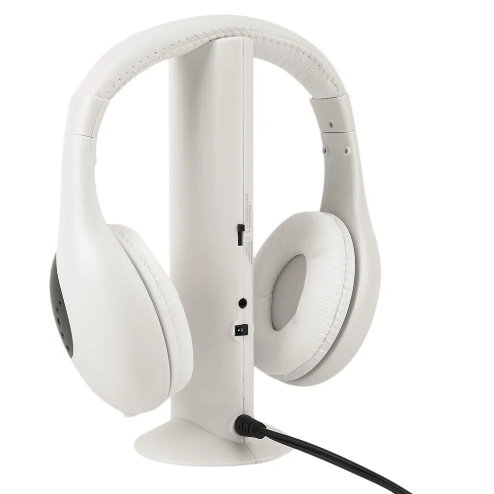 Hot selling 5 in 1 Wireless Earphone Watch TV Wireless Headset Stereo Headphone for iPod MP3 FM TV PC