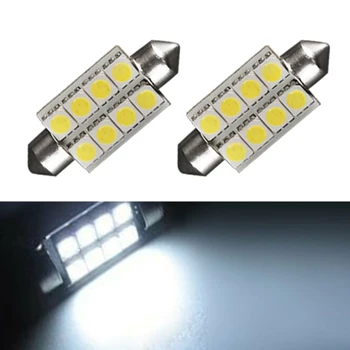 

6500K LED Lights White Wear-resistant Car Auto Interior Lamp Bulb 14Pcs