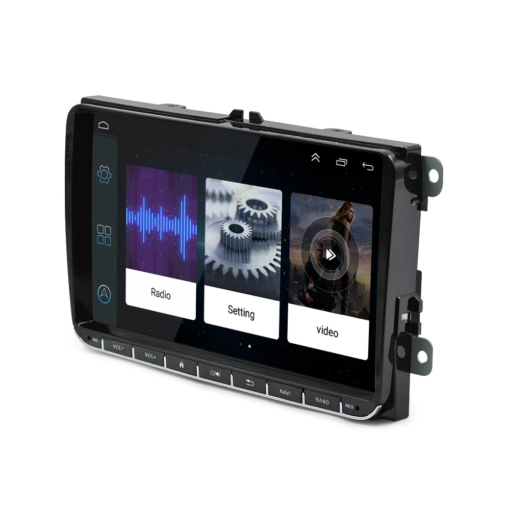 Excellent Hikity Android 8.1 2Din Car Radio Multi-language Multimedia Player Stereo 9 "With CANBUS Mirror Link Online GPS  Bluetooth 3