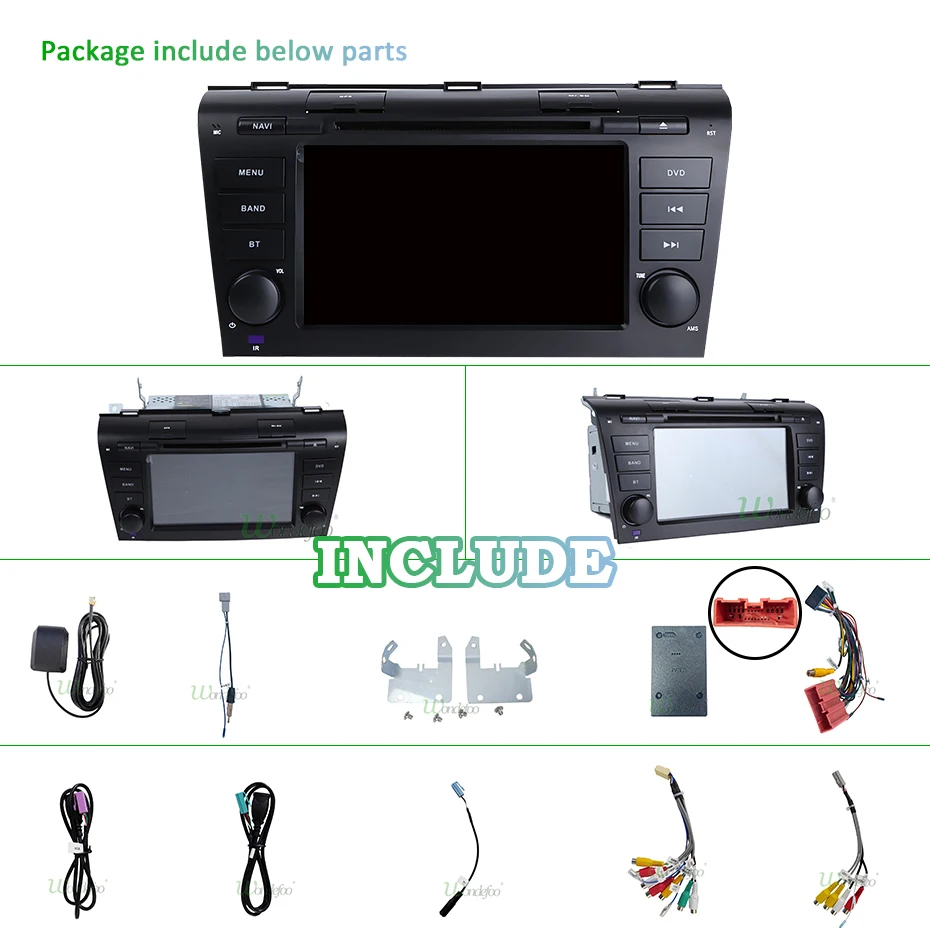 4G 64G ips DSP 2 Din Android 9,0 Автомобильный мультимедийный dvd-плеер gps для Mazda 3 Mazda 3 2004 2005 2006 2007 2008 2009 Радио стерео