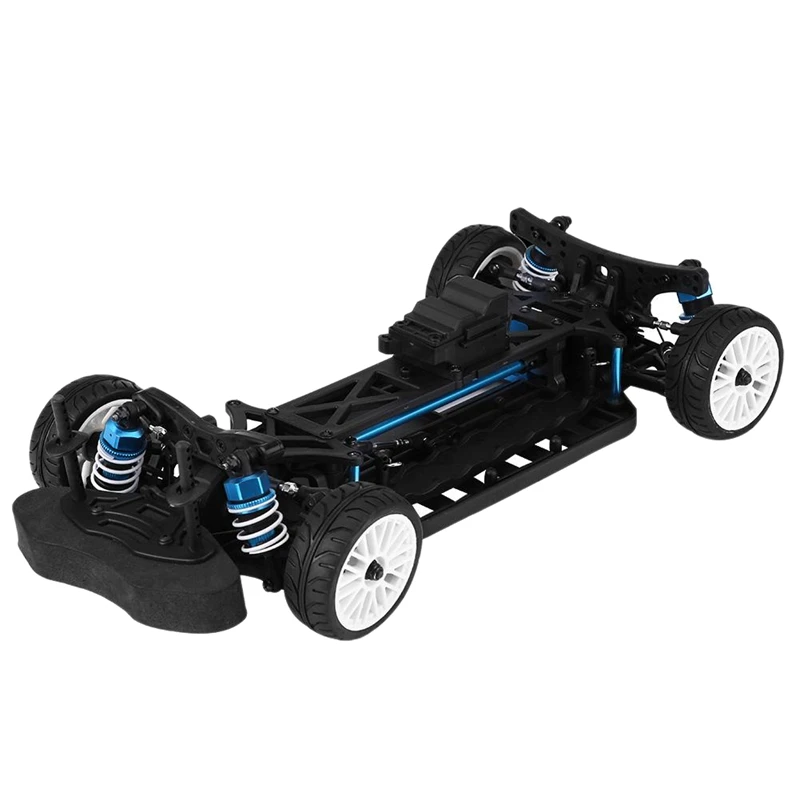 Пластик RC автомобиль рамки комплект для гонок 1/10 10426 комплект для замка гоночный дрейфующая машинка, р/у дрейфующая рамка рама для вагонетки с противовесом комплект