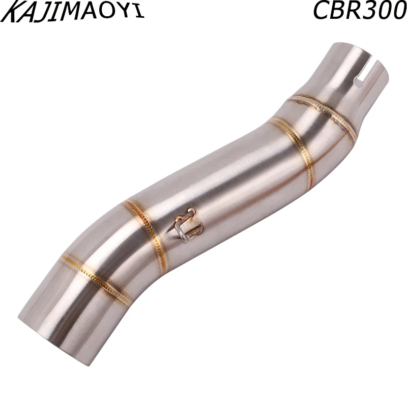 Выхлопная труба для мотоцикла CB500F CB500X CBR500 CB300F CB300X CBR300 средняя Соединительная труба глушитель для мотоцикла выхлопная труба адаптер