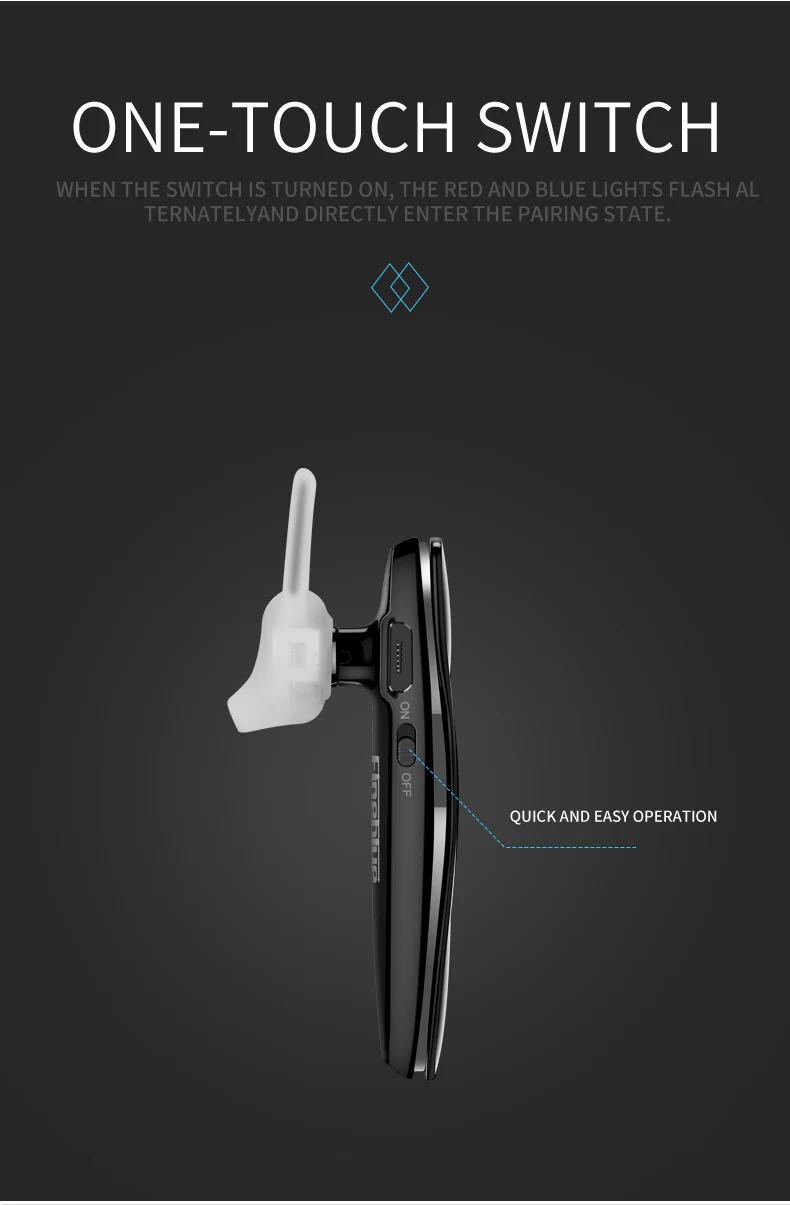 Fineblue HF88 мини беспроводная Bluetooth гарнитура стерео спортивные наушники с микрофоном для телефонов IOS Android