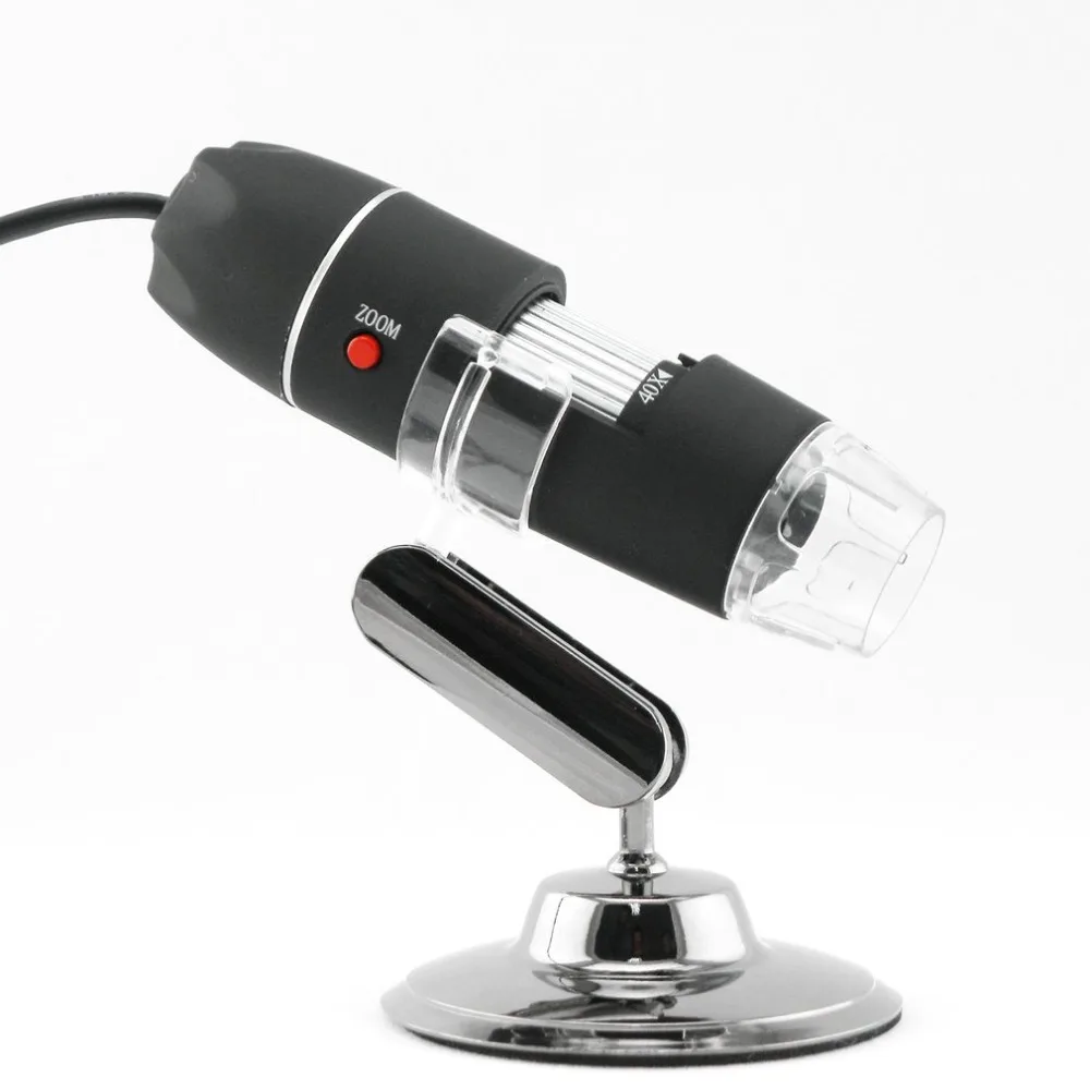 

1000X 8 LED Digital Microscope USB Endoscope Camera LED Microscope Metal Base Portable Hand Held Endoscope for Inspection