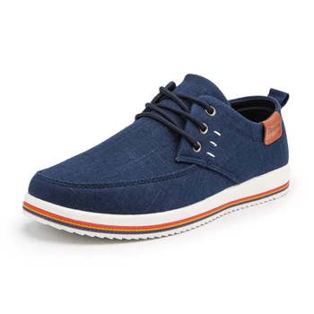 

Classic Zapatillas New Arrival Spring Summer Comfortable Casual Shoes Men Canvas Shoes For Men Lace-Up Breathable Flat Shoes
