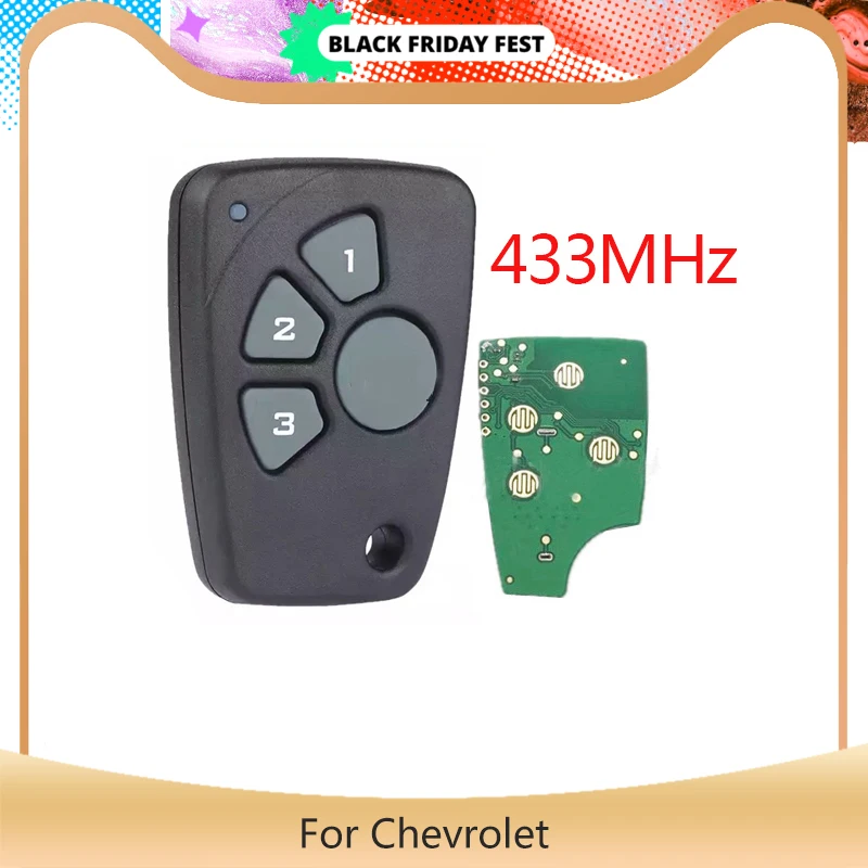 YLKGTTER 4-кнопочный пульт дистанционного управления для автомобиля Chevrolet Cruze Spark Onix