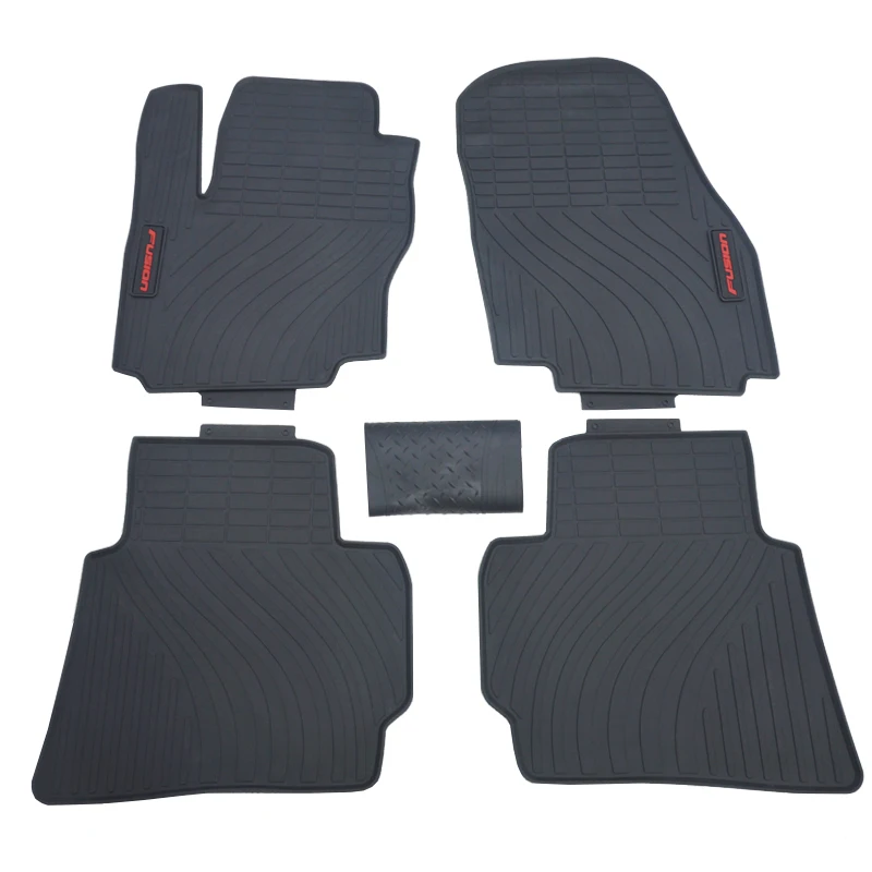 

Резиновые коврики для автомобиля Ford Fusion 2007-2018 года, специальные коврики без запаха, водонепроницаемые, полный комплект для переднего и заднего сиденья
