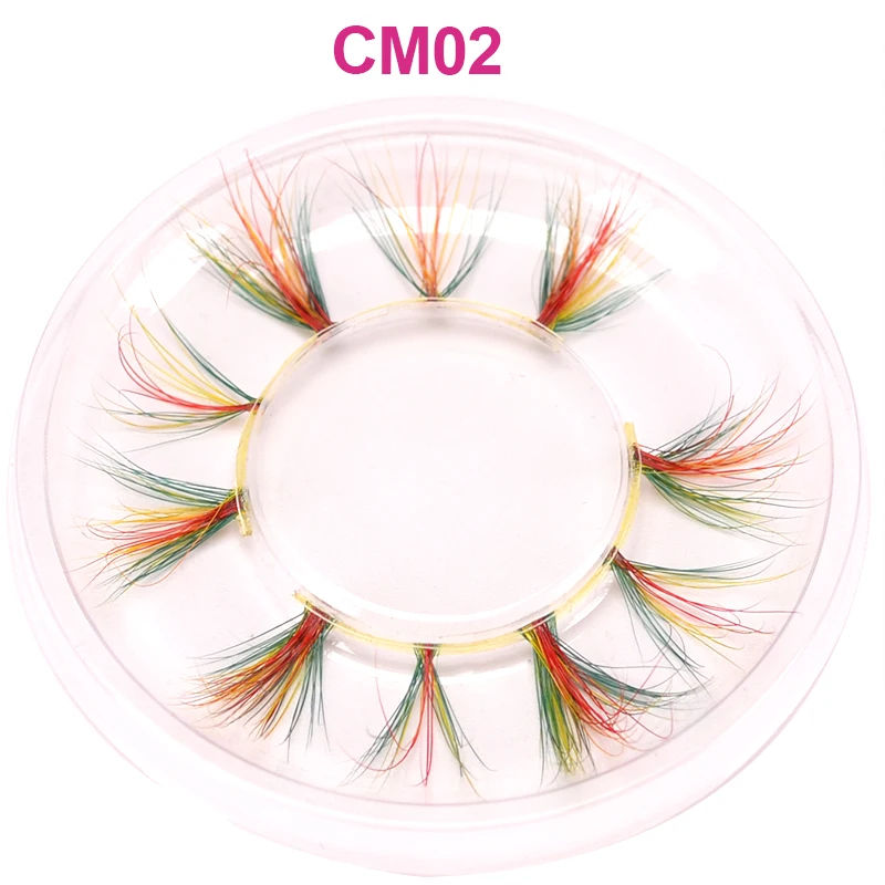 Okaylash 3d 6d False Colored Eyelashes Natural Real Mink Fluffy Style Eye Lash Extension Makeup Cosplay Colorful Eyelash -Outlet Maid Outfit Store Hc6febb8cfcaa4521bd5ae815979097f5V.jpg