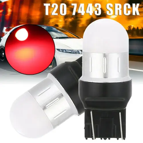 

2pcs LED Backup Car LED signal light Turn Signal Light Bulb Red T20/7440/W21W/WY21W SRCK 9SMD Reverse