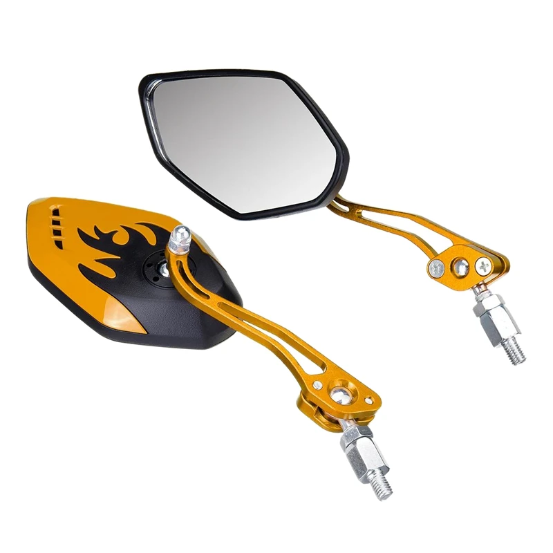 

2PCS/Set Universal Motorcycle Rearview Mirrors Motorbike 360 Degree Rotation Motorcycle Motorbike Scooter Side Mirrors 8 / 10Mm