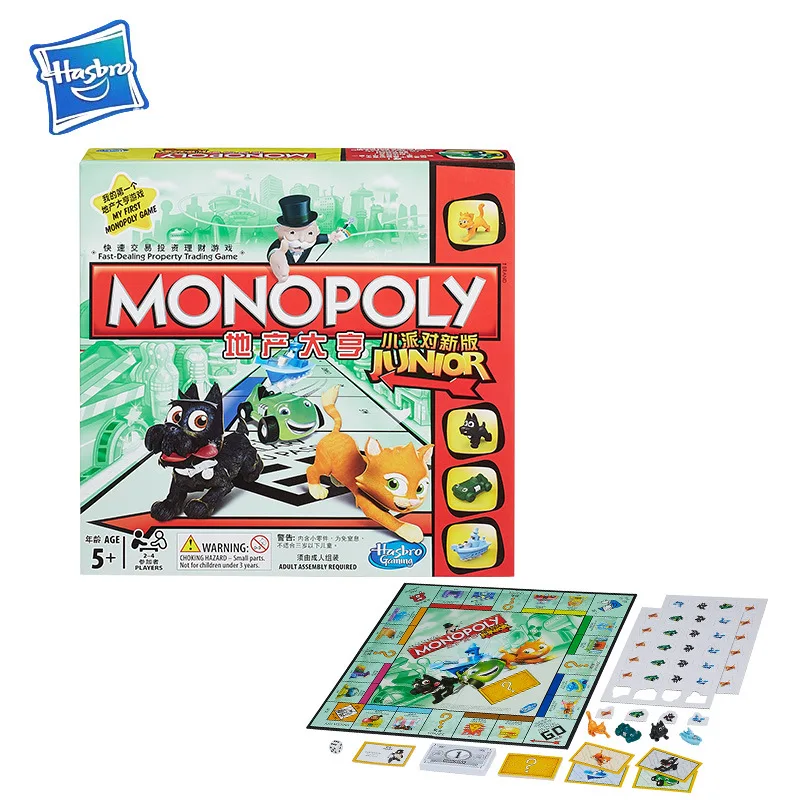 Hasbro игровая монополия Новое Детское издание Вечерние игры игрушка для рабочего