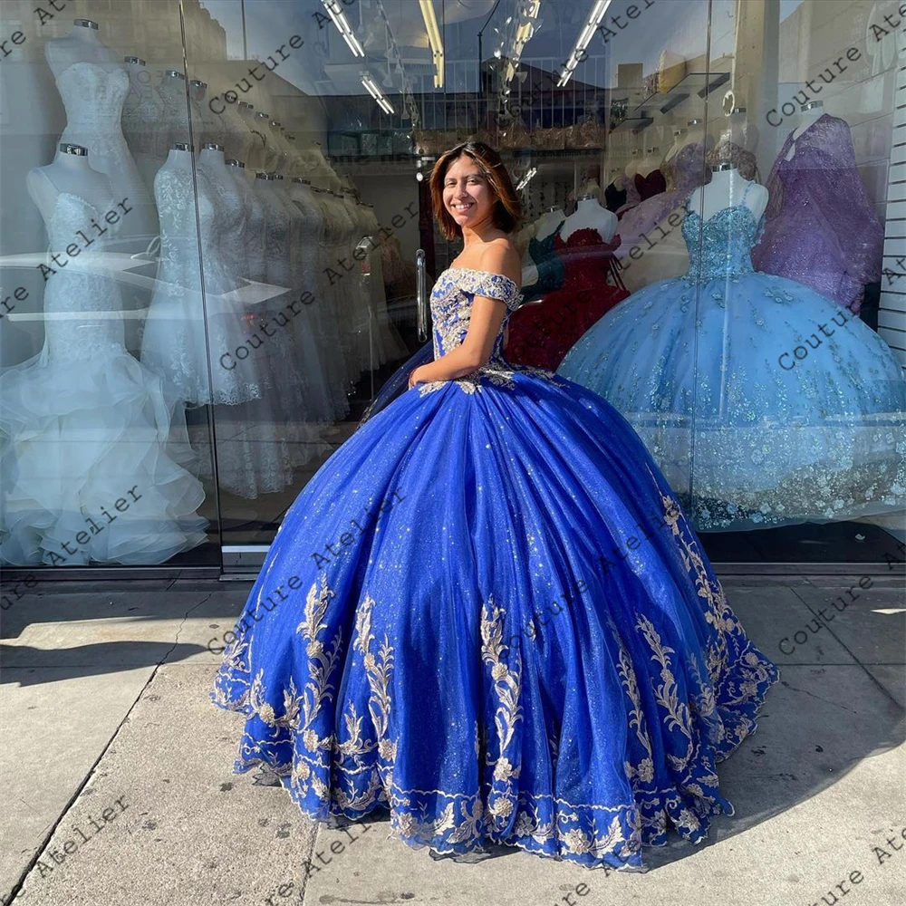 Royal Blue Ball Gown Quinceanera 
