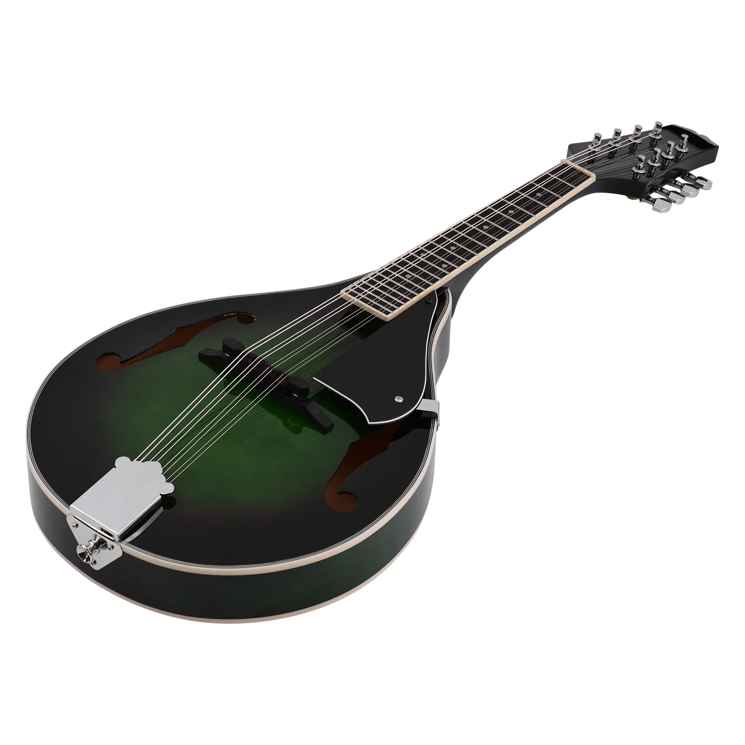 木製オーバルボディ 8弦マンドリン ケース付き 木製オーバルボディ 8弦マンドリン ケース付き 木製オーバル