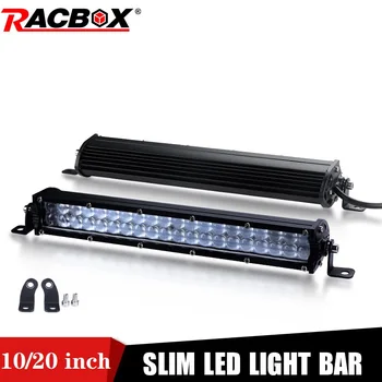 

Offroad Led Bar Ultra Slim 5D Lens Spotlight 10 20 inch Led Work Light Tractor Truck SUV ATV UTV 12V 24V Car Driving Fog Lamp