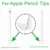 2шт Подходит для Apple Pencil Generation/Second Generation iPad Stylus Replacement Pen Tip Stylus Press Sn Pen