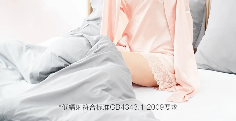 Xiaomi 220V Электрическое одеяло с низким уровнем радиации, автоматическое электрическое отопление, термостат, одеяло, одинарный двойной подогреватель тела, коврик для кровати