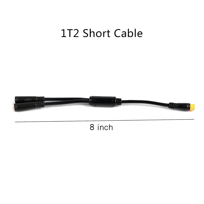 1T2 Short Cable Водонепроницаемый Y-SPLITTER 1T2 кабель для BAFANG тормозной рычаг BBS01 BBS02B BBSHD BAFANG датчик передач 1T2 кабель - Цвет: 1T2 Short Cable