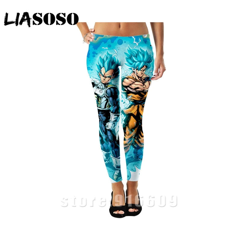 

3d Print Men Women full length Dragon Ball z Gohan goku sexy Beach Harajuku Leggings Sweatpants Pants anime jogger trousers A277