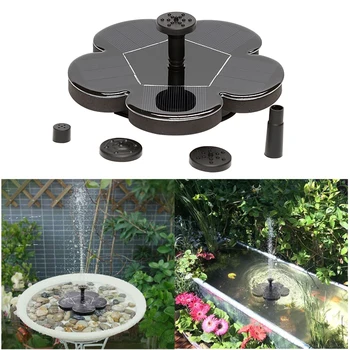 

Creative Outdoor Solar Fountain Pump Garden Pool Pond Panel Floating Fountain Garden Decoration Water Fountain Drop Shipping