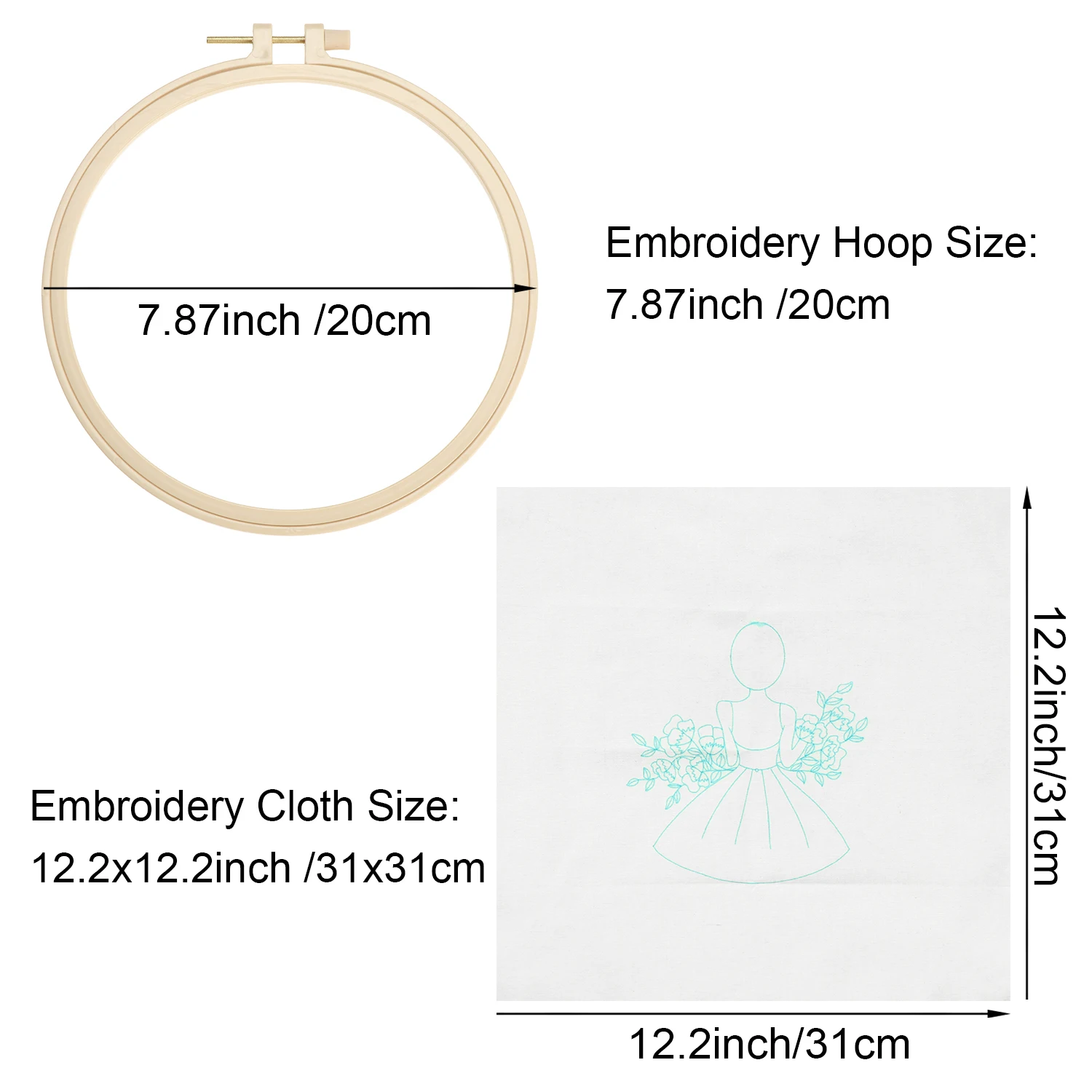 Cute Girls Embroidery Kit Cross Stitch Kit Beginner Ribbon Painting Handwork Needlework Sewing Supplies Borduurpakket Kruissteek