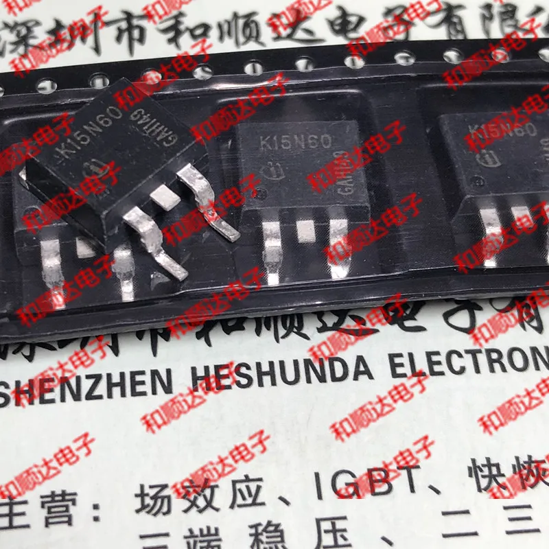 5 предметов в партии, K15N60 SKB15N60-263 600V 15A TO263