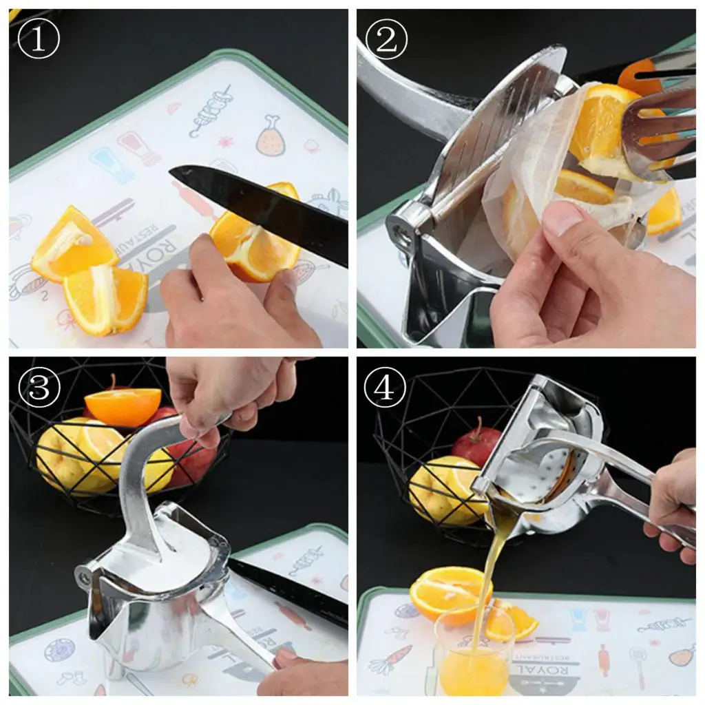 Kitchen Fruit Juicer Heavy Duty Alloy Lemon Press Squeezer for Fruits Lemon Orange Squeezer Citrus Press Tool