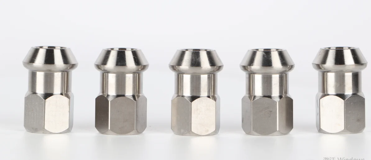 

Lightweight titanium forged hexagon wheel nuts 12 * 1.5 tapered