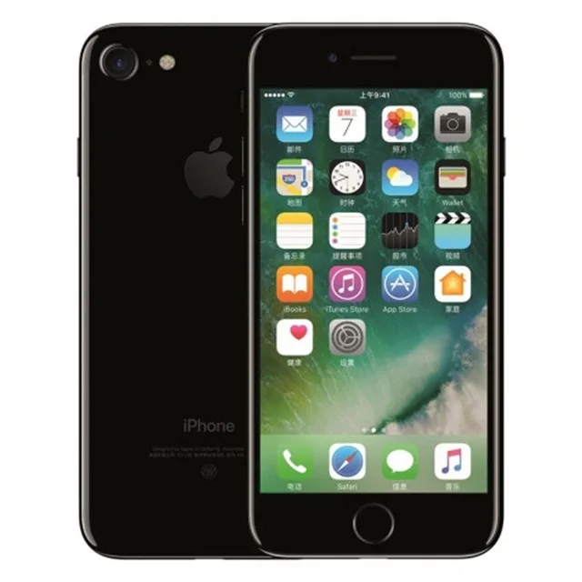 Мобильный телефон Apple iPhone 7 4," экран Apple A10 IOS 32 ГБ/128 ГБ/256 ГБ rom 12,0 МП камера отпечаток пальца 4G LTE смартфон - Цвет: Jet Black