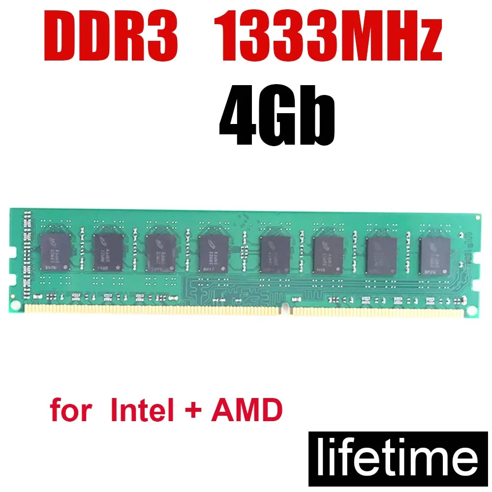 

memoria ram ddr3 4Gb 1333MHz 1333 4G / PC 3 10600 DIMM Ddr 3 memory 16Gb 8Gb 1600 2G 8G desktop / computer speed up