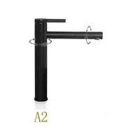 Nordic เซรามิคอ่างล้างหน้าสแควร์/Ronud อ่างล้างหน้าสีดำเรียบง่ายห้องน้ำ Art Home อ่างล้างหน้า 6