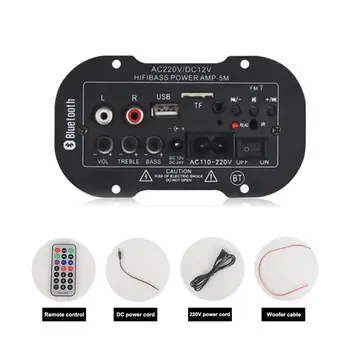 

Bluetooth USB Digital Power Amplifier Support FM radio TF Card Player Speaker Amplifier Board Module Decoder Accessories