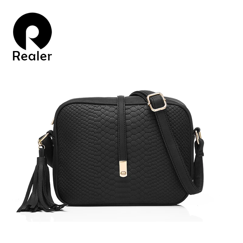 REALER брендовая маленькая сумка на плечо, женские сумки-мессенджеры, Женская Мобильная Сумка-слинг для телефона, сумка через плечо, новые ручные сумки для девушек