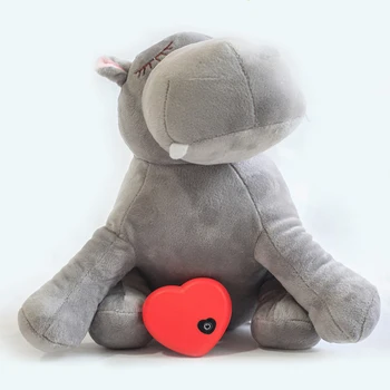 

Living Room Multifunction Dogs Cats Training With Heartbeat Puppy Behavioral Aid Toy Soft Plush Stress Relief Bedroom Washable