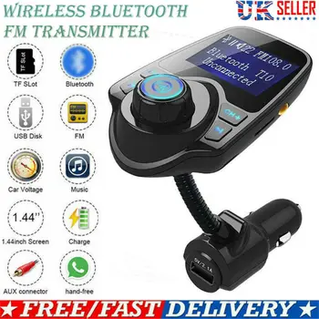

Wireless Bluetooth USB Car Kit LCD SD FM Transmitter MP3 Player Radio Handsfree