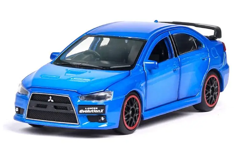 Exquisite 1:32 Mitsubishi-Lancer Evo X 10 alloy car model,simulation sound and light children boys and girls toys birthday gift 11