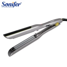 Щипцы для завивки волос, турмалин, керамические широкие пластины, выпрямители, инструмент для укладки, профессиональный выпрямитель для волос, утюжок Sonifer