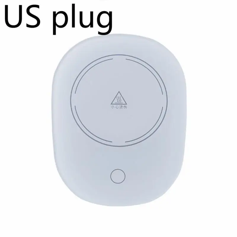 US plug USB зерна чашки теплее термостат тепла напитков кружка коврик 55℃ нагрев база нагреватель кружки подставка украшение стола - Цвет: US plug
