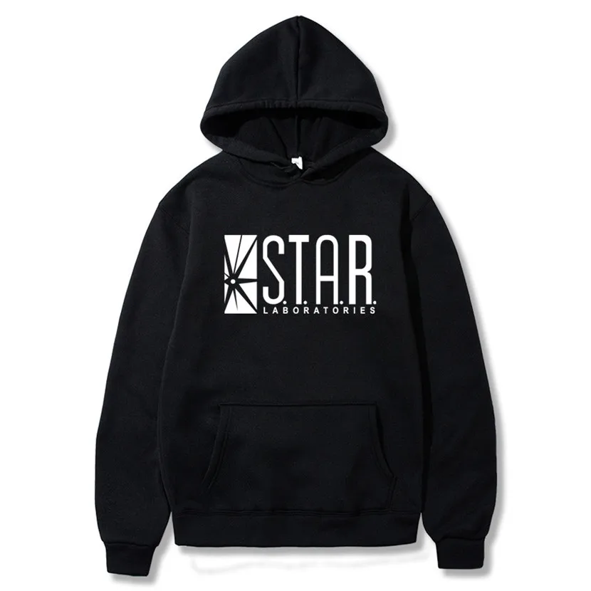 STAR labs black wo мужские/мужские толстовки с капюшоном мужская Толстовка Джемпер флэш