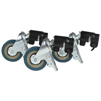 

3Pcs C-Stand Swivel Caster Wheel Set,25MM Diameter for Photography Century Foldable Light Stand Tripod ic Leg