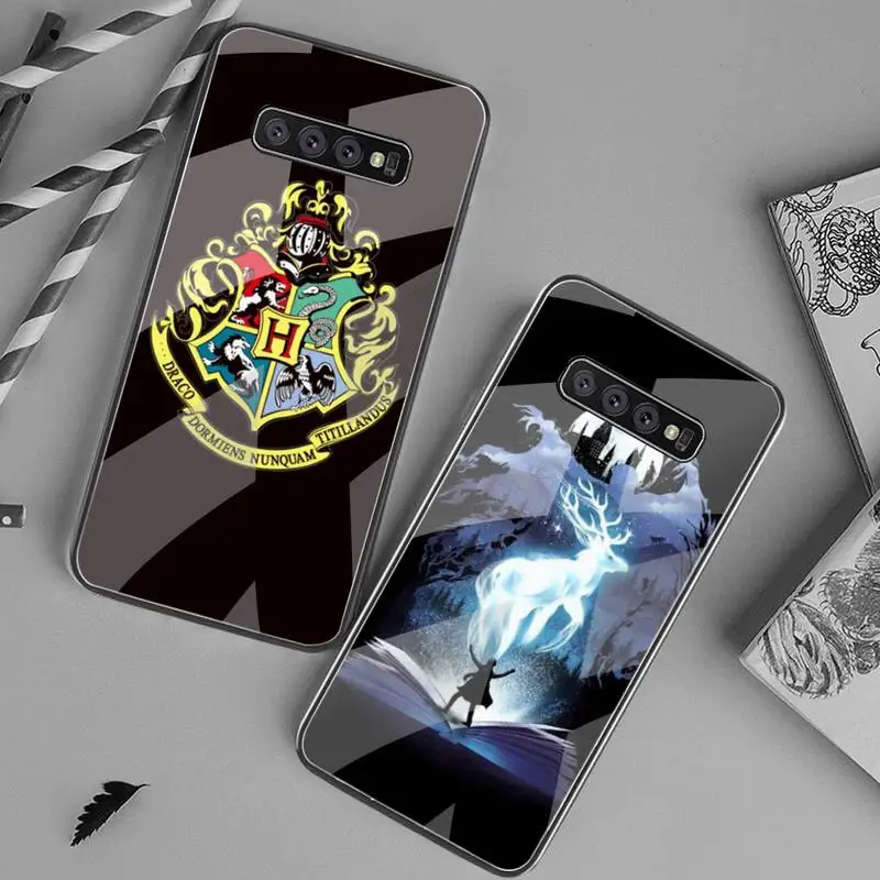 Горячая Распродажа матовый чехол для телефона Harries Potter из закаленного стекла Samsung