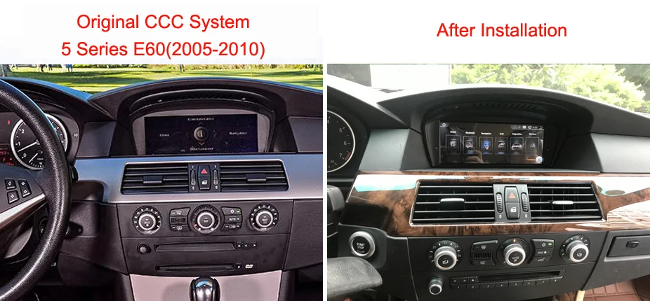Flash Deal Android 9.0 For BMW 5 series/3 E60 E90 Car Multimedia GPS Navigation WiFi BT Multi-point Touch Screen Phone Mirror CIC/CCC 1