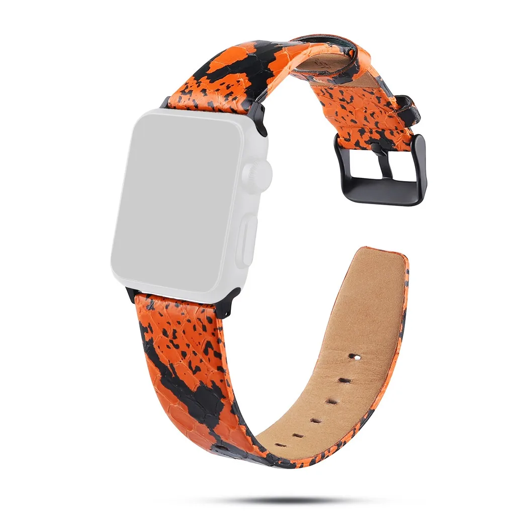 Кожаный ремешок сменный ремешок для наручных часов для Apple Watch серии 1/2/3/4 42/44 ремешок для часов, мм фитнес-трекер# G20